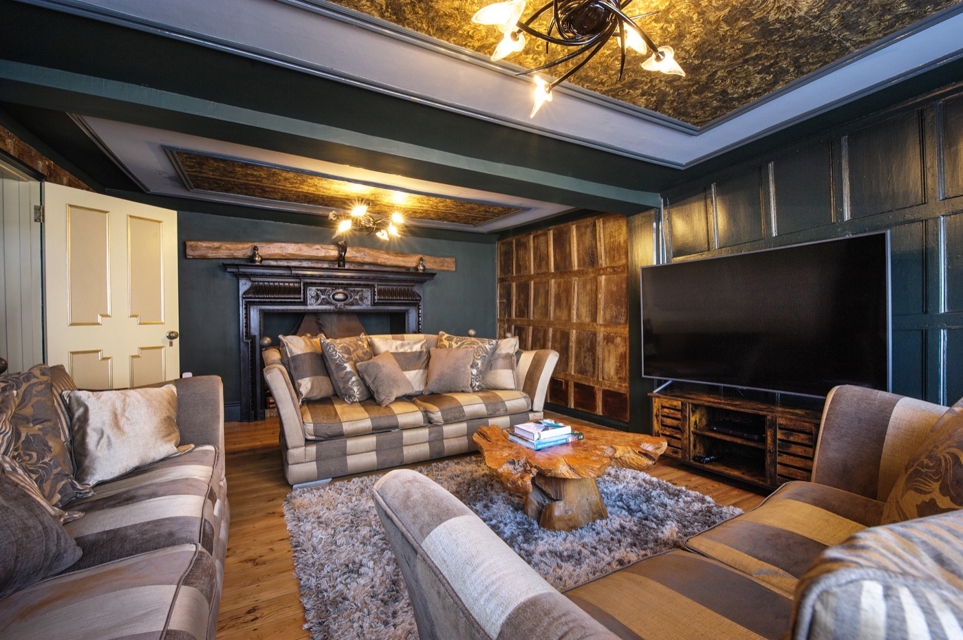 A panelled sitting room in a managed property
